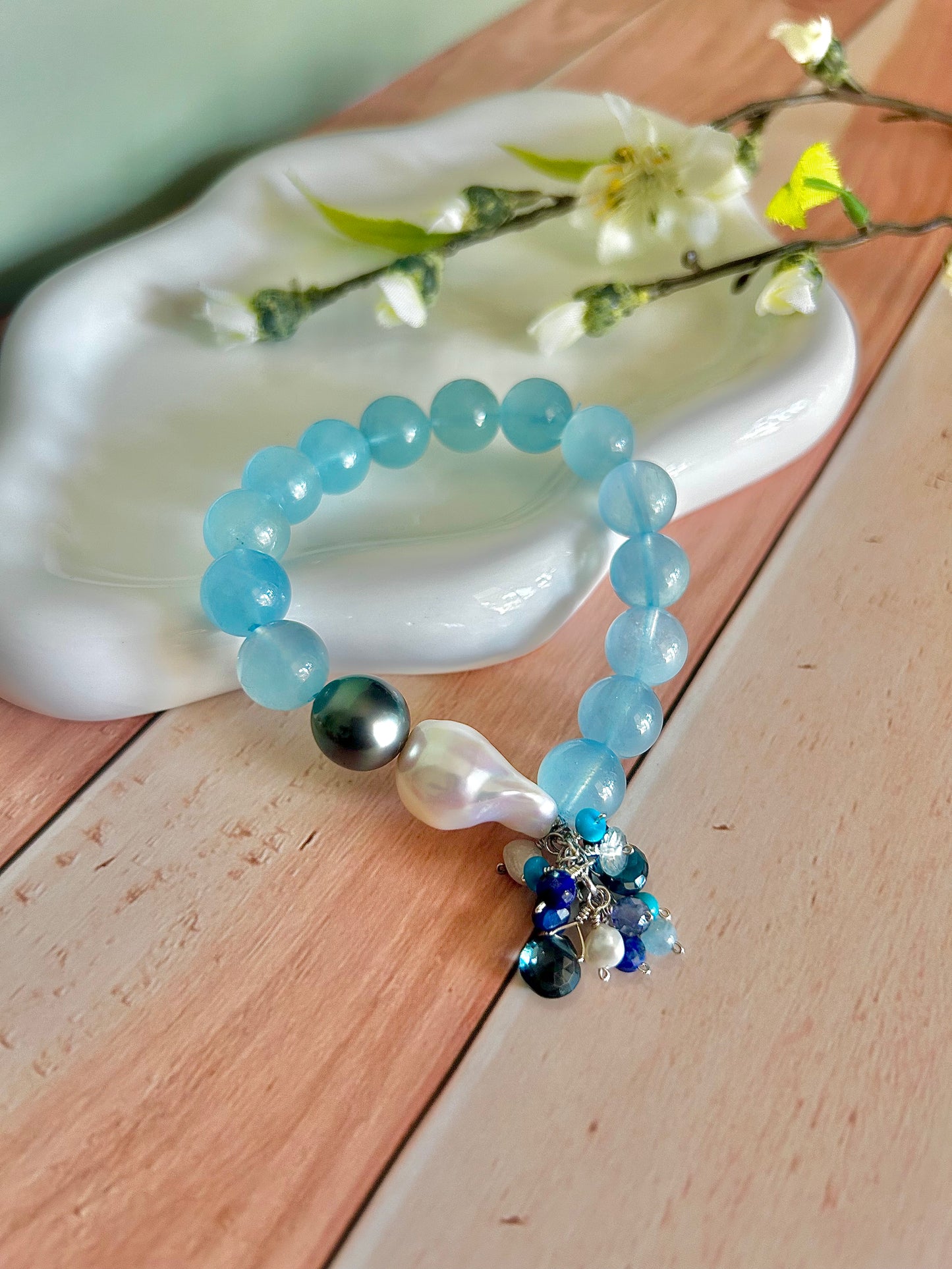 Akari Aquamarine Bracelet
