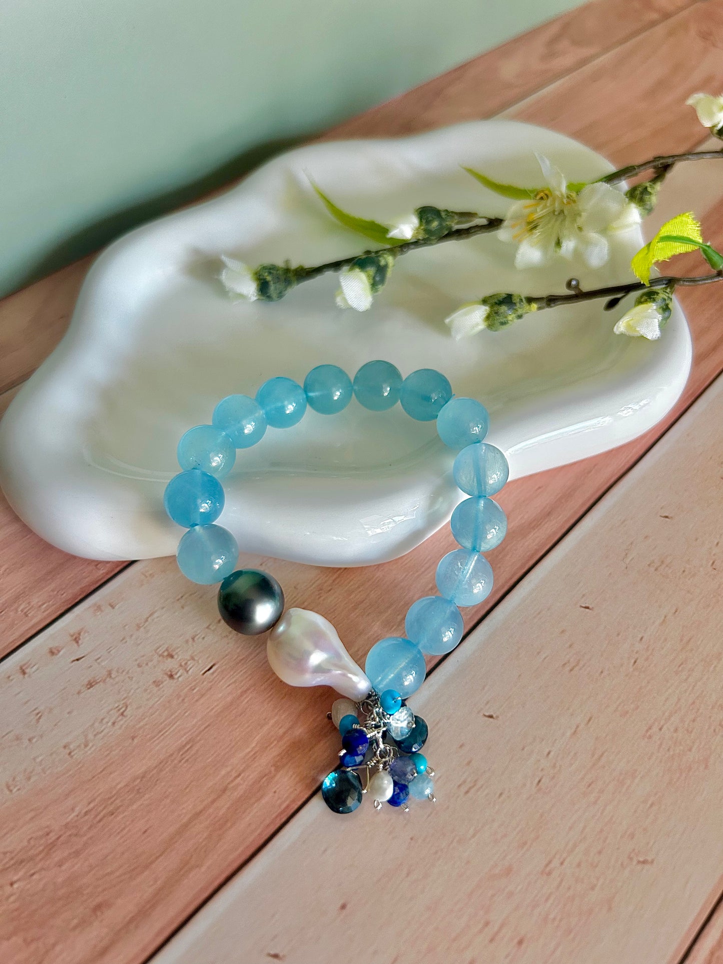 Akari Aquamarine Bracelet