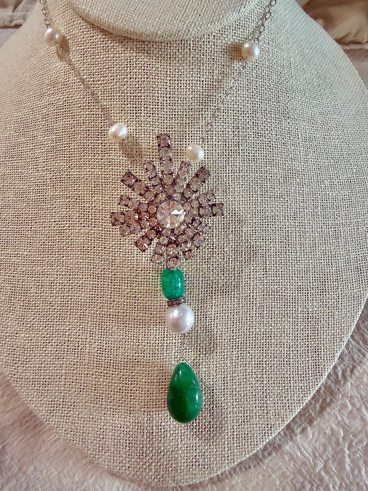 Starlight Pearl Pendant Necklace