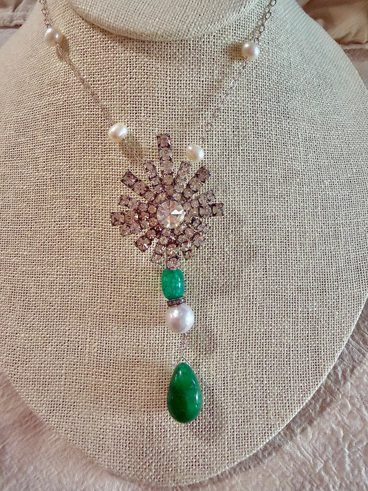 Starlight Pearl Pendant Necklace