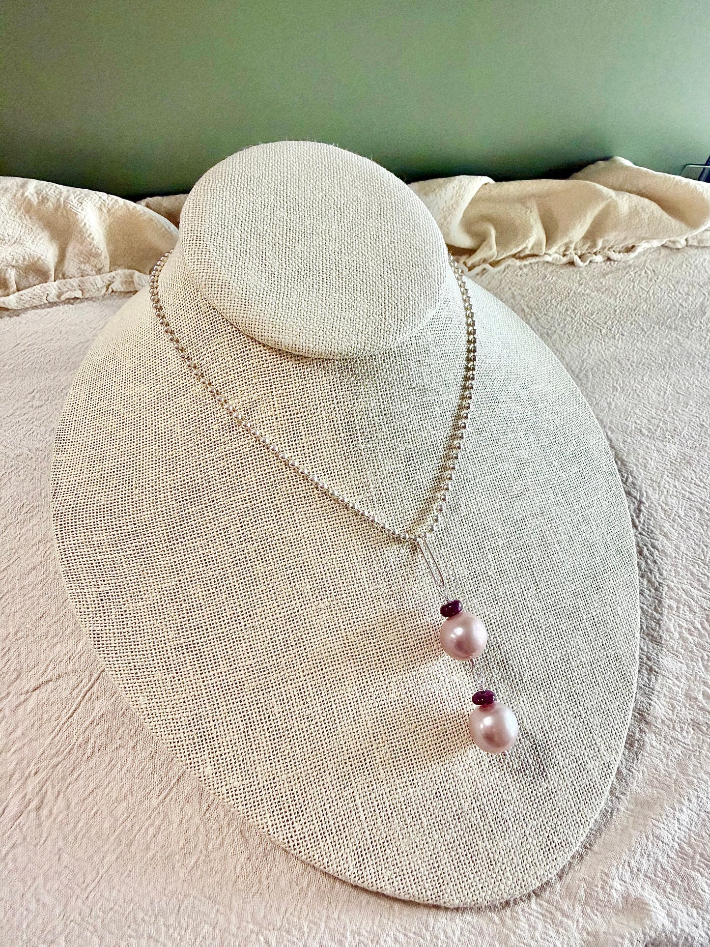 Hibiscus Pearl Necklace