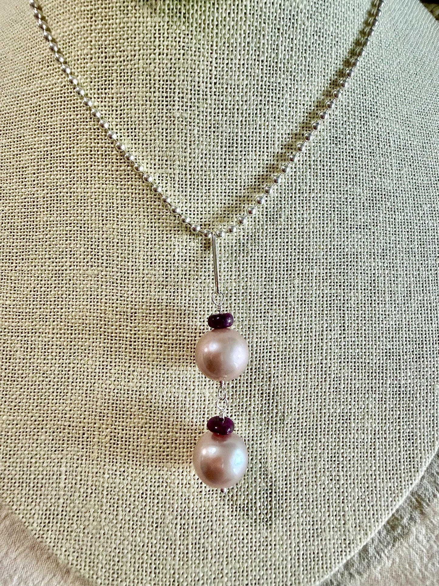 Hibiscus Pearl Necklace