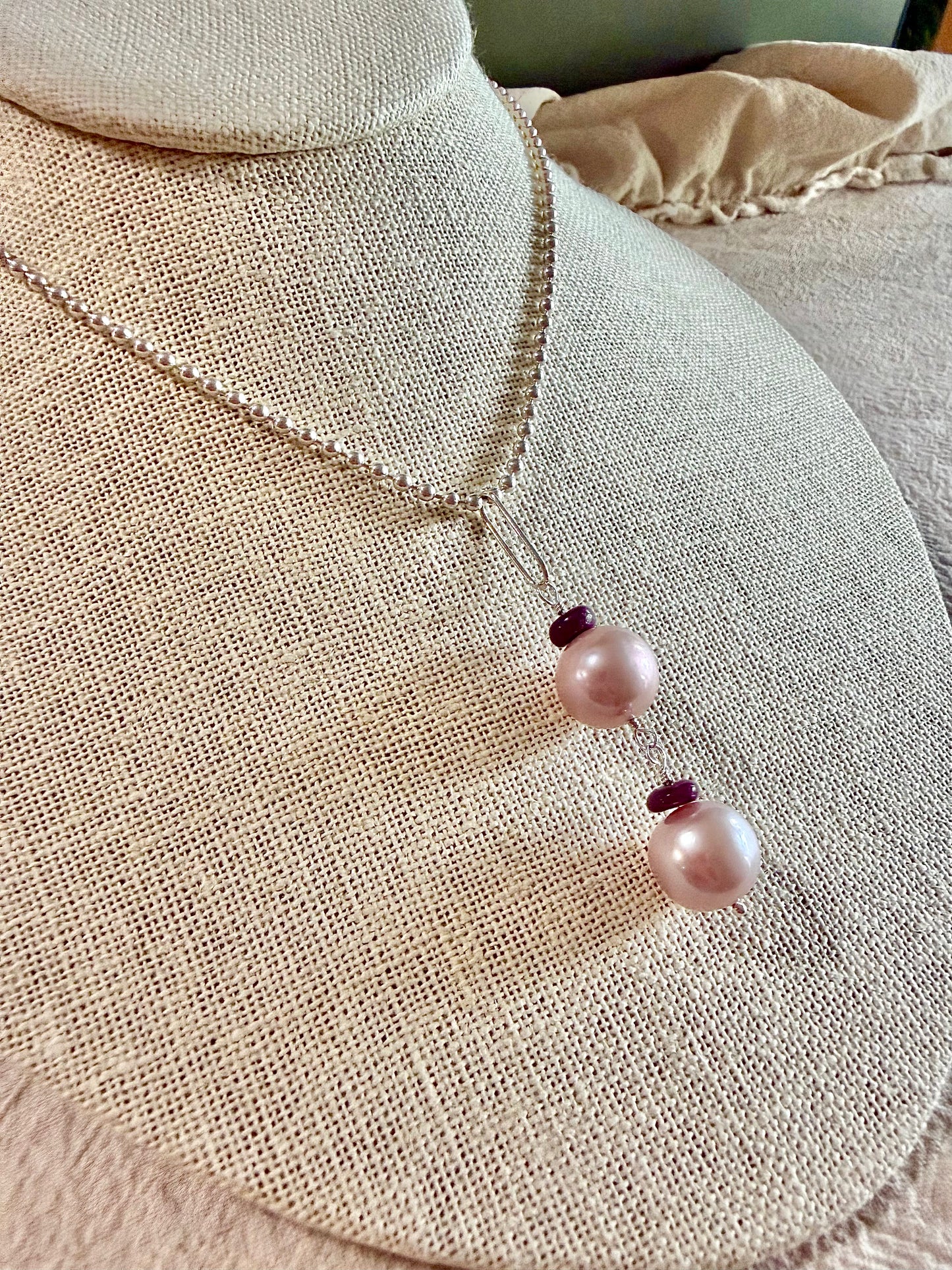 Hibiscus Pearl Necklace