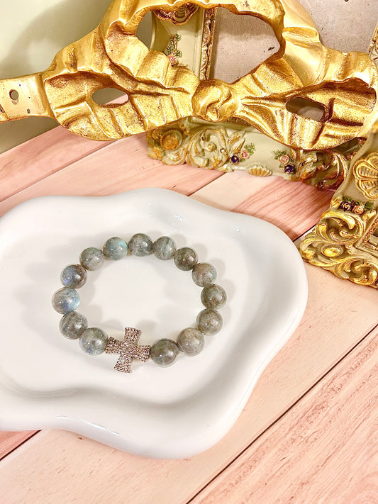 Rebecca Cross Bracelet