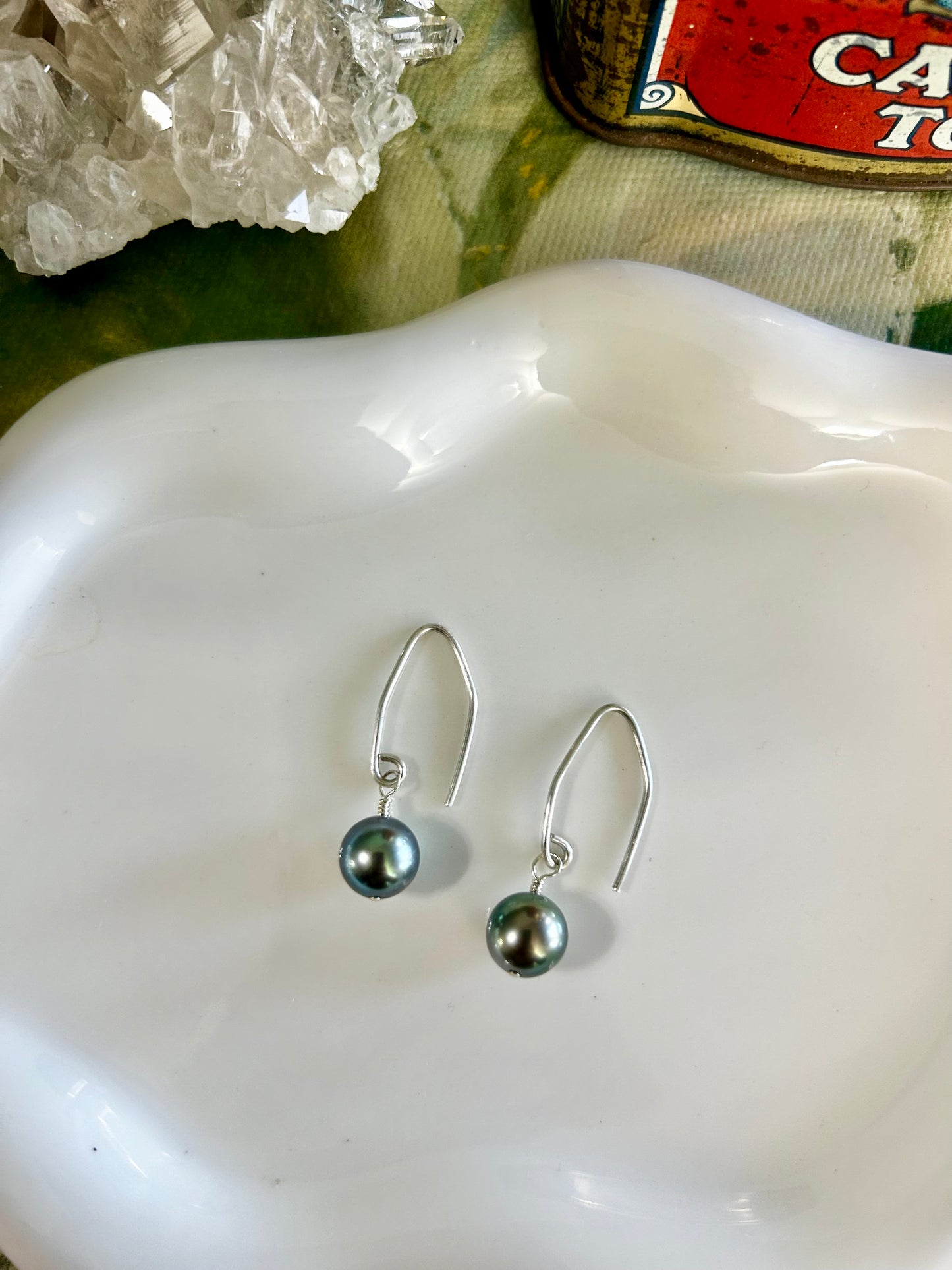 Sarah Tahitian Pearl Earrings