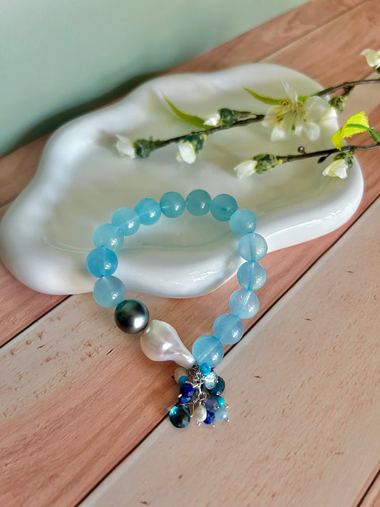 Akari Aquamarine Bracelet